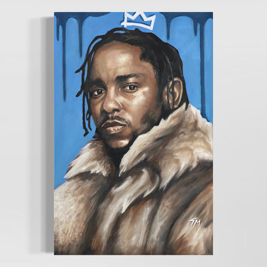 KING KXNDRICK (BLUE) - Fine Art Print - Tommy Manning Art