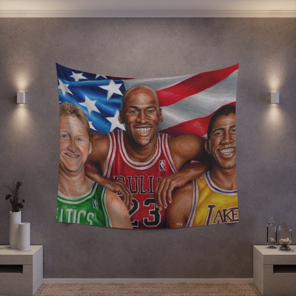 DREAM TEAM - Tapestry - Tommy Manning Art