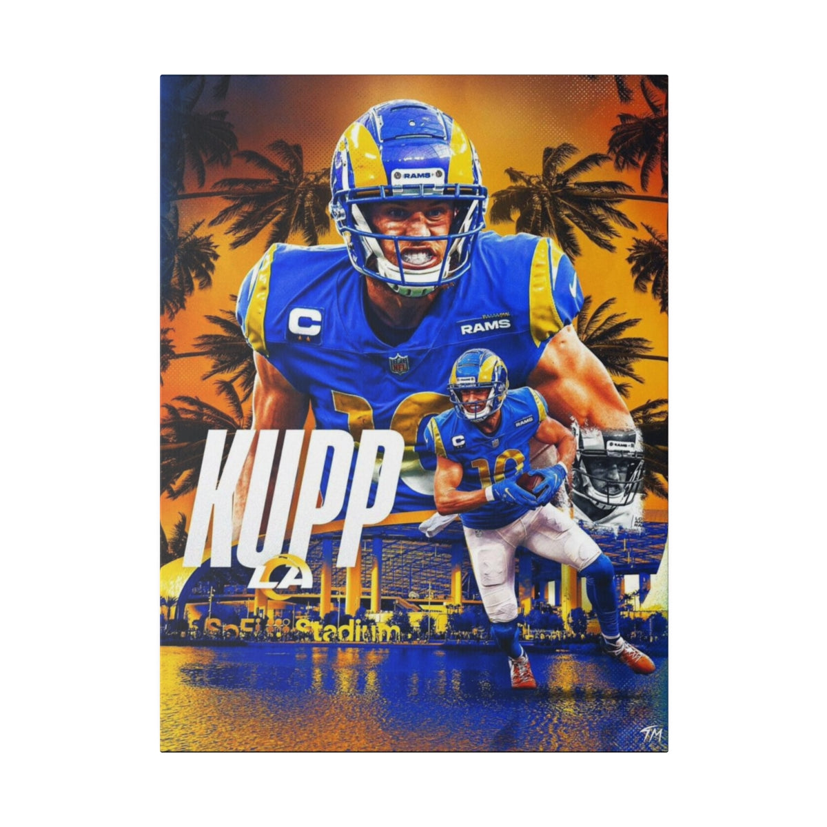 Cooper Kupp - Canvas - Tommy Manning Art