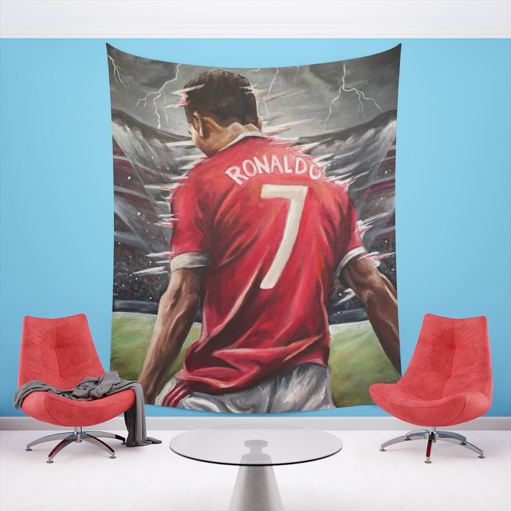 Ronaldo - TAPESTRY - Tommy Manning Art