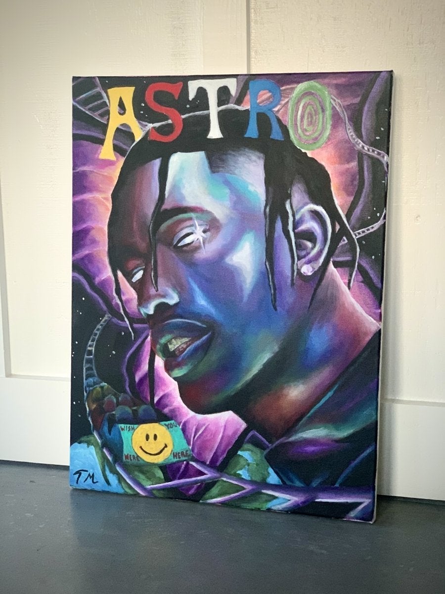 "ASTRO" - Original Painting - Tommy Manning Art