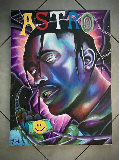 "ASTRO" - Original Painting - Tommy Manning Art