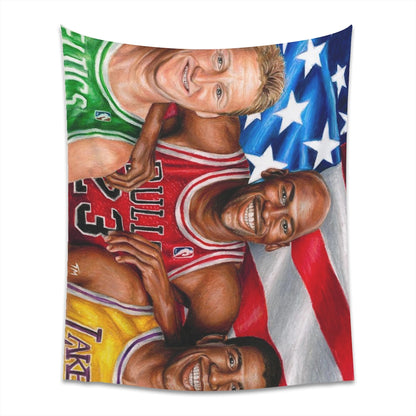 DREAM TEAM - Tapestry - Tommy Manning Art