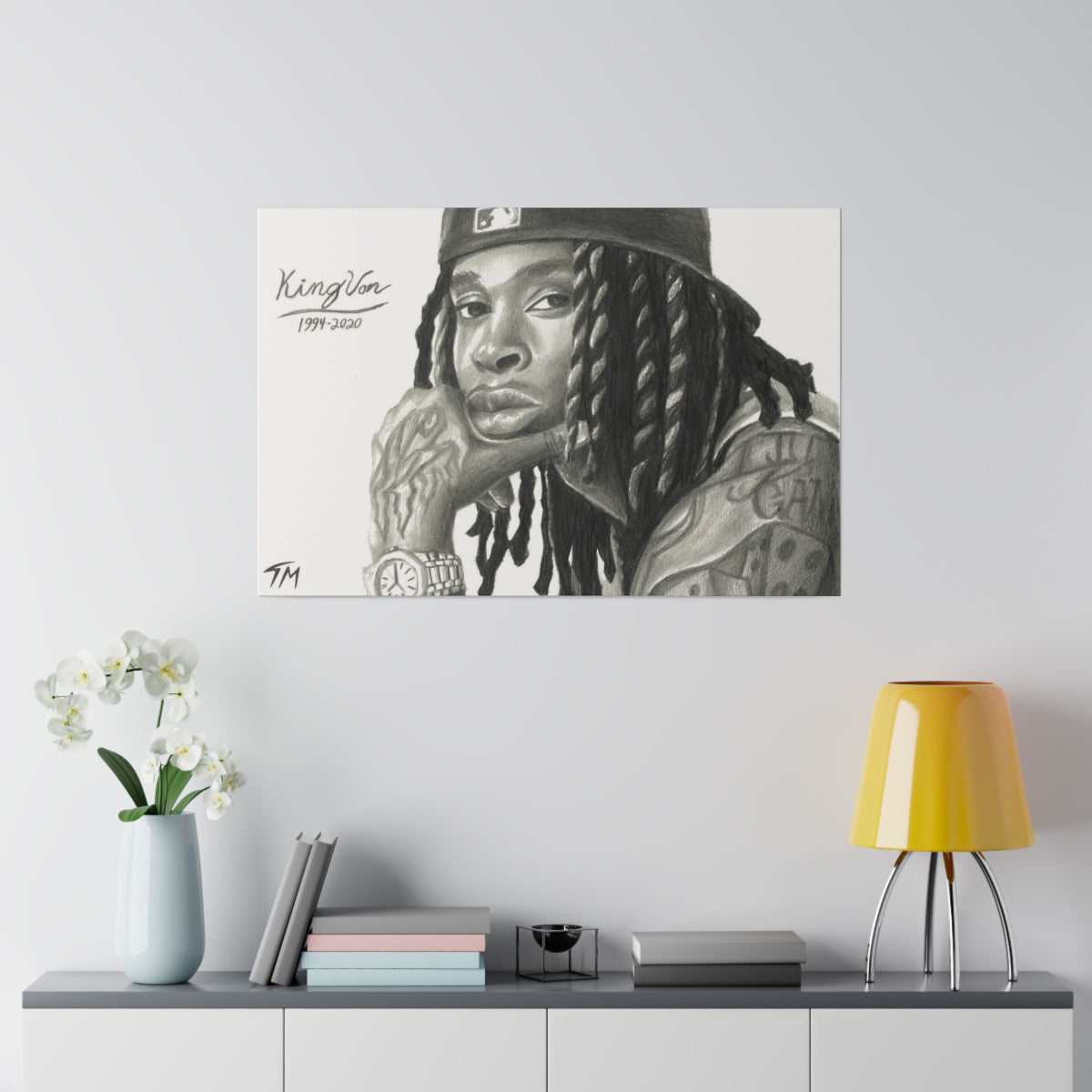 King Von - Canvas - Tommy Manning Art