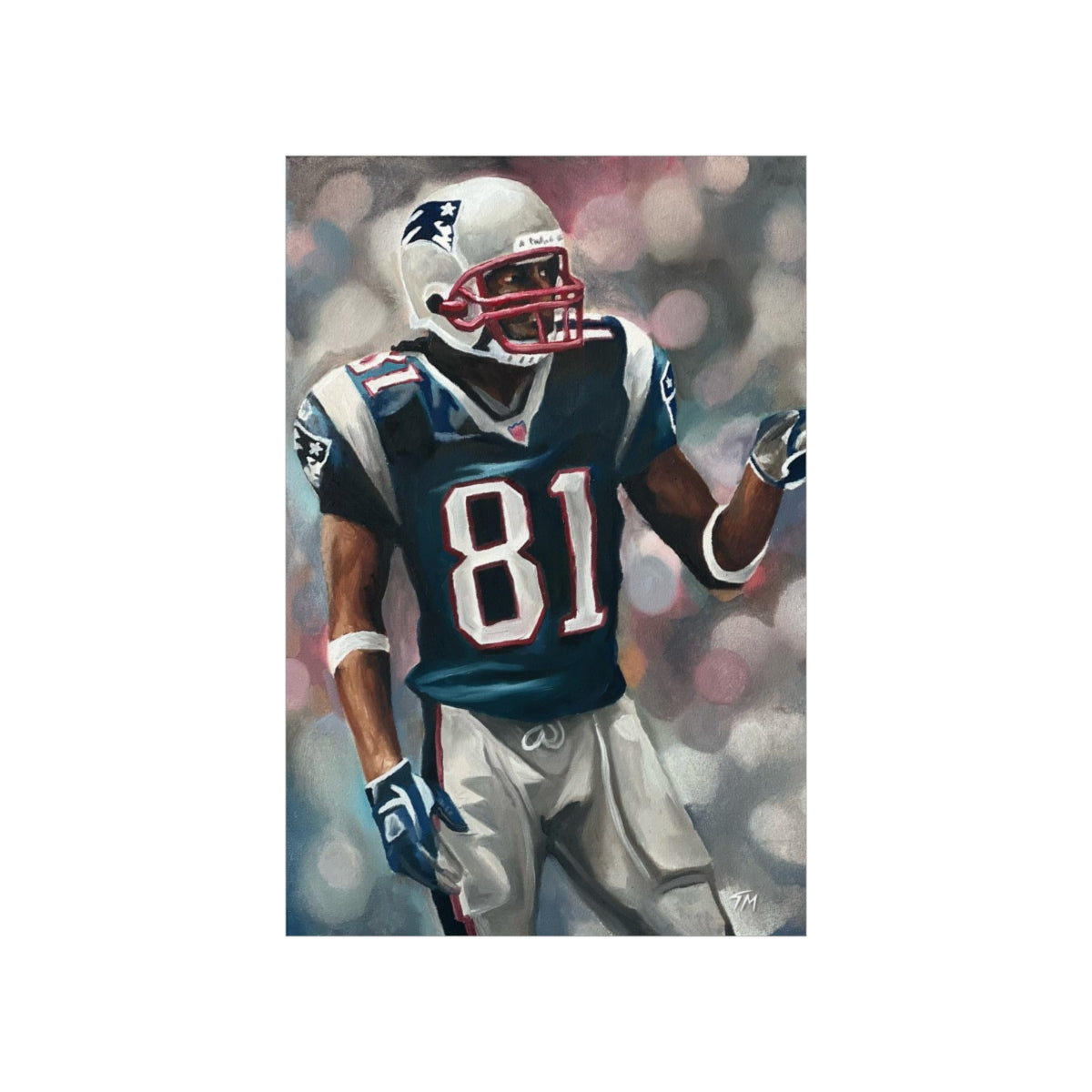 Randy Moss - Fine Art Print - Tommy Manning Art