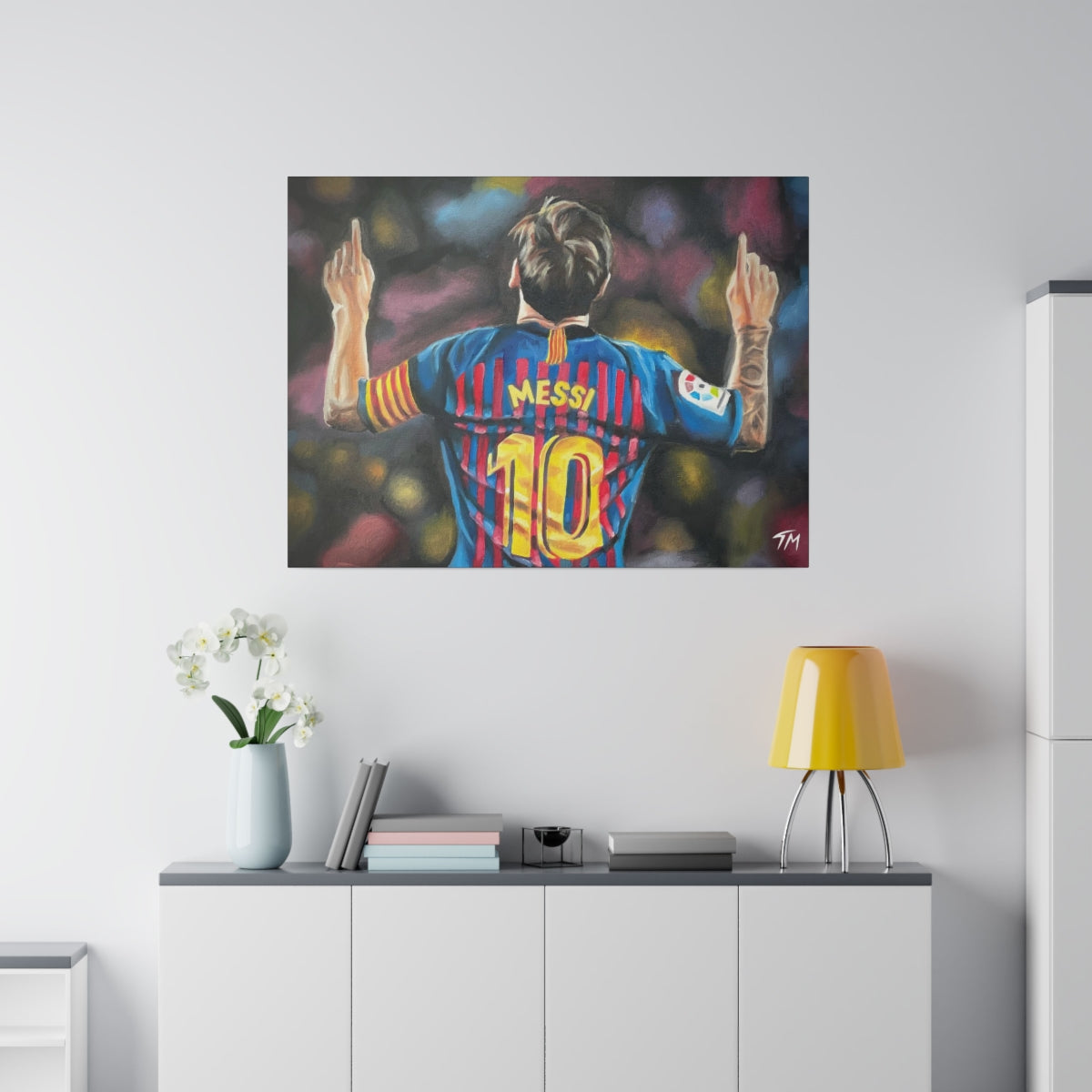 MESSI - Canvas - Tommy Manning Art