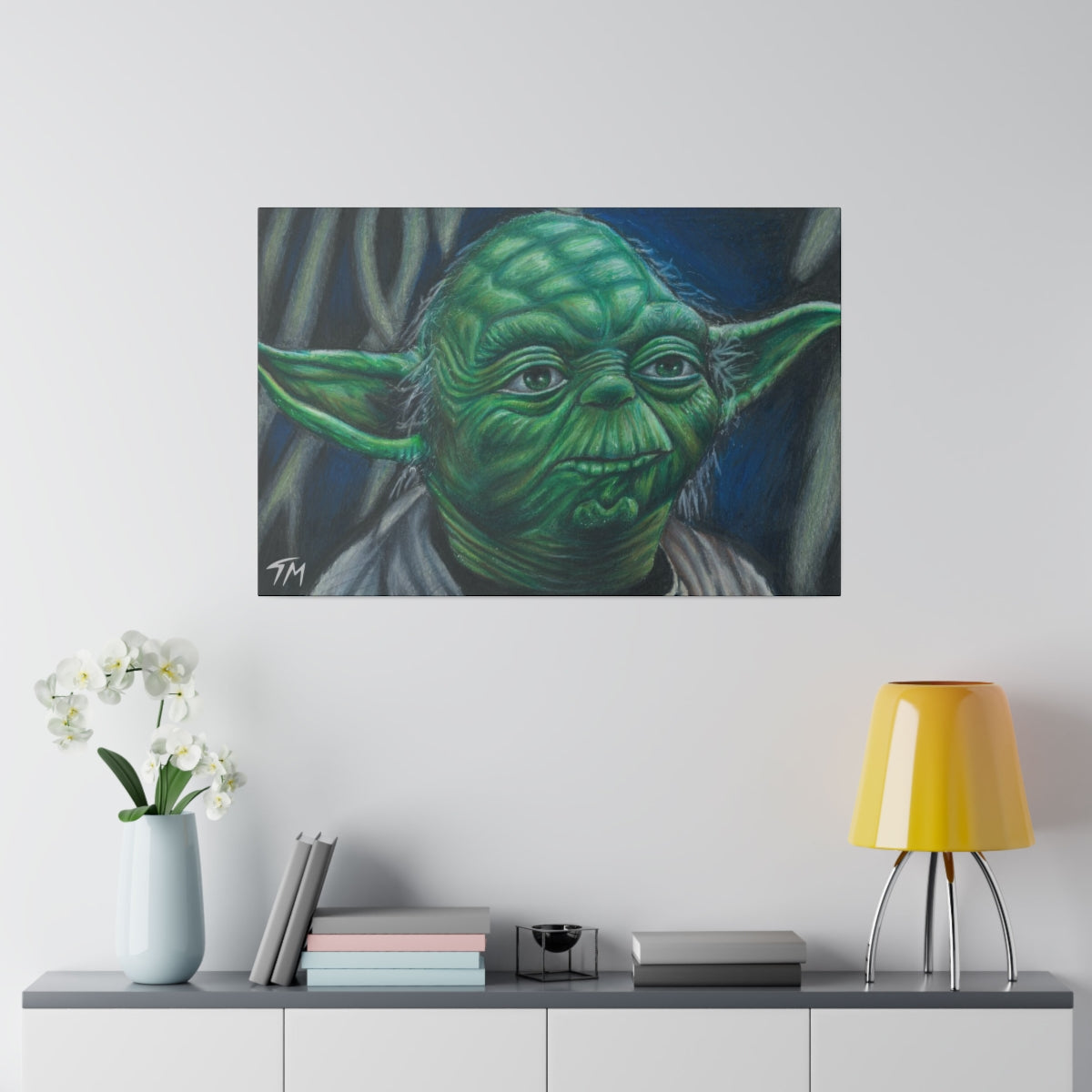 Jedi Master - Canvas - Tommy Manning Art