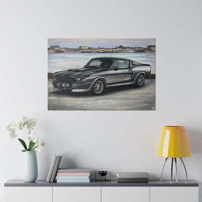 67 Mustang - Canvas - Tommy Manning Art