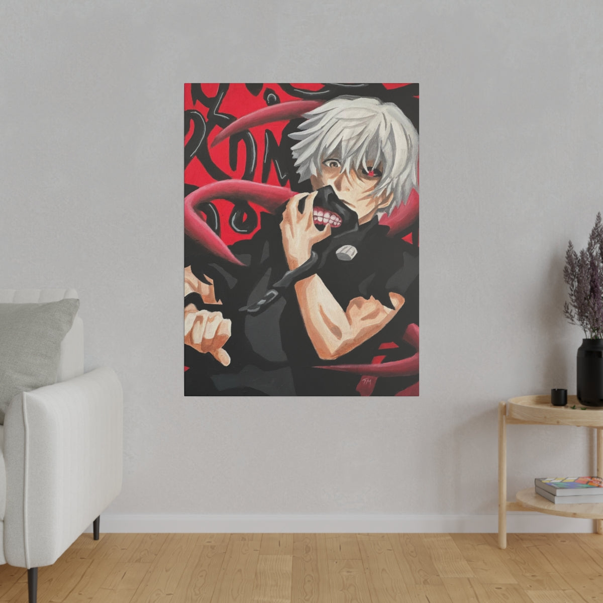 Ken Kaneki - Canvas - Tommy Manning Art