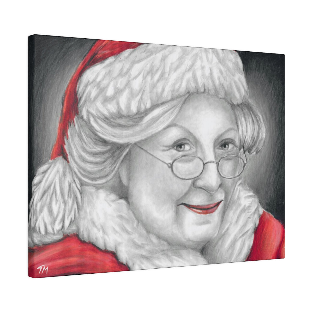 Mrs. Claus 2018 - Canvas - Tommy Manning Art
