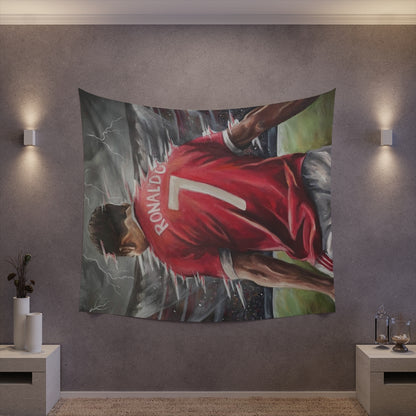 Ronaldo - TAPESTRY - Tommy Manning Art