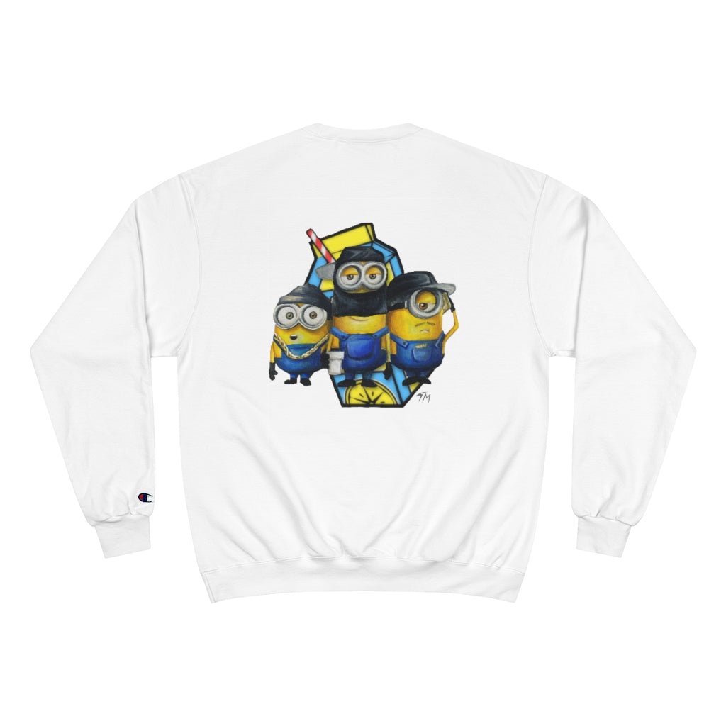 MXNIONS - Champion Crewneck (Double Sided) - Tommy Manning Art