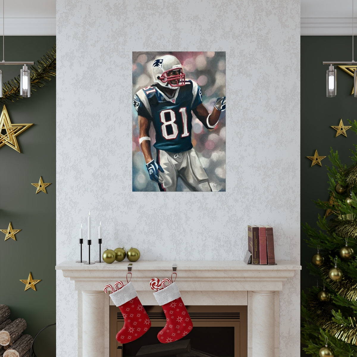 Randy Moss - Fine Art Print - Tommy Manning Art