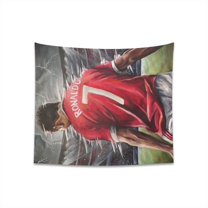 Ronaldo - TAPESTRY - Tommy Manning Art