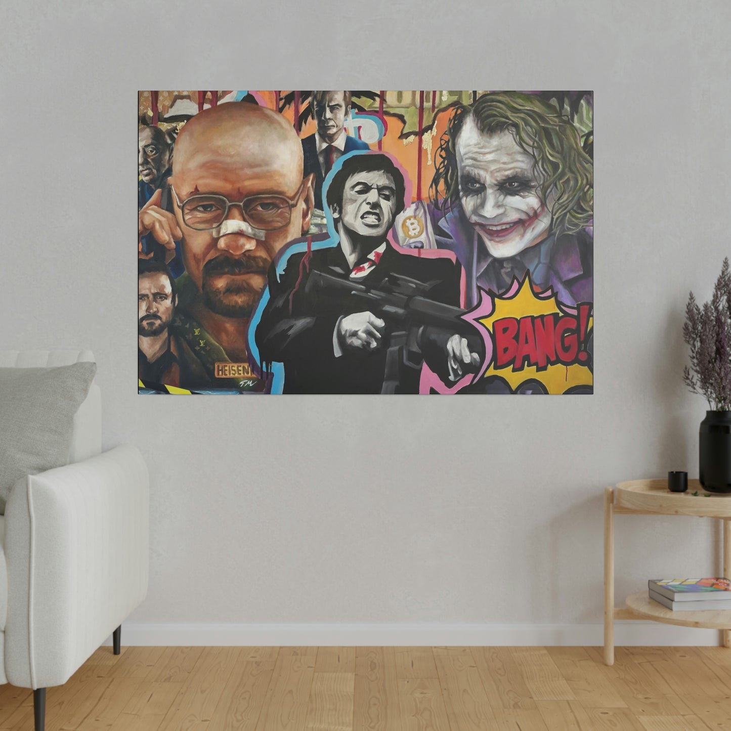 Villains - Canvas - Tommy Manning Art