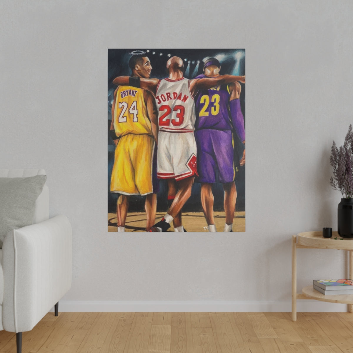NBA LEGENDS - Canvas - Tommy Manning Art