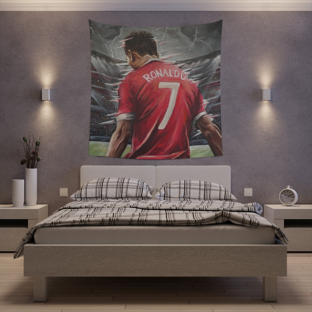 Ronaldo - TAPESTRY - Tommy Manning Art