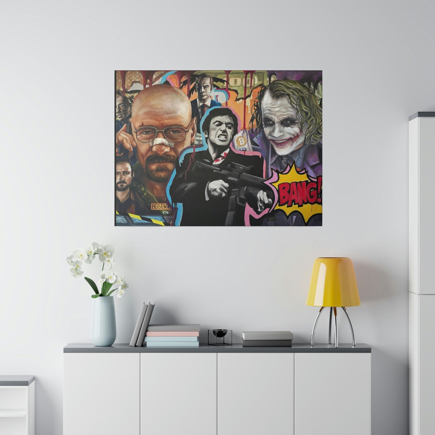 Villains - Canvas - Tommy Manning Art