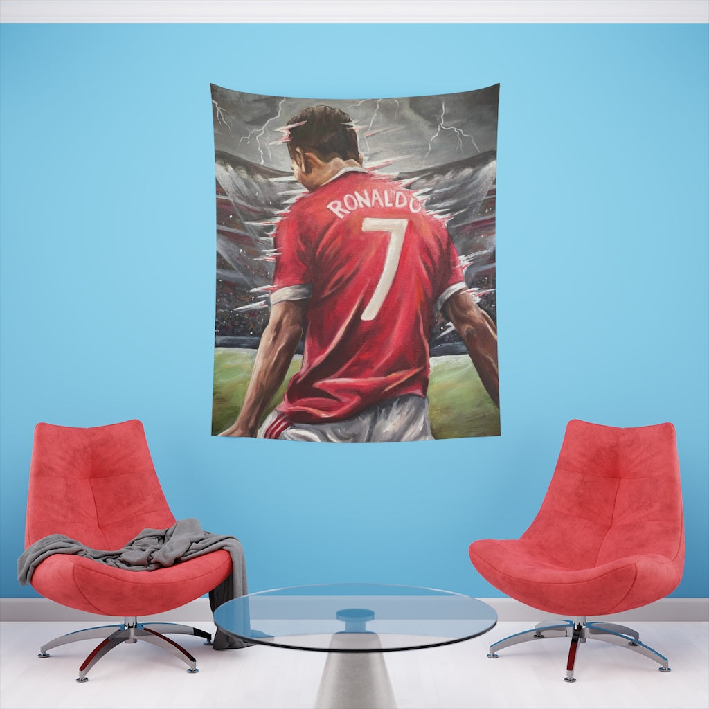 Ronaldo - TAPESTRY - Tommy Manning Art