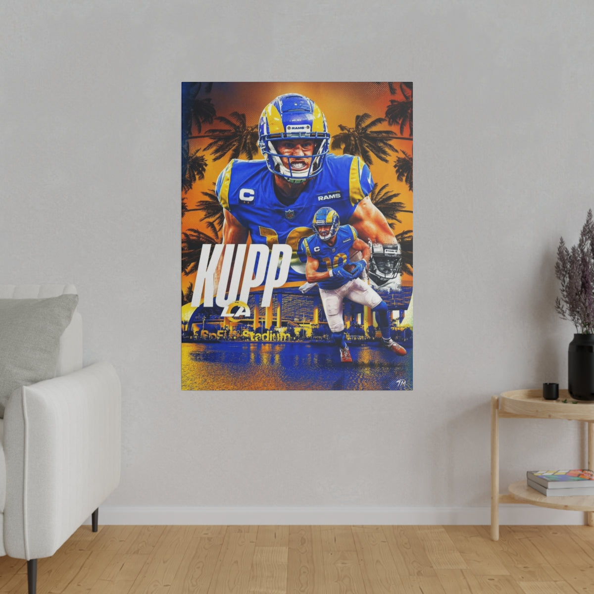 Cooper Kupp - Canvas - Tommy Manning Art