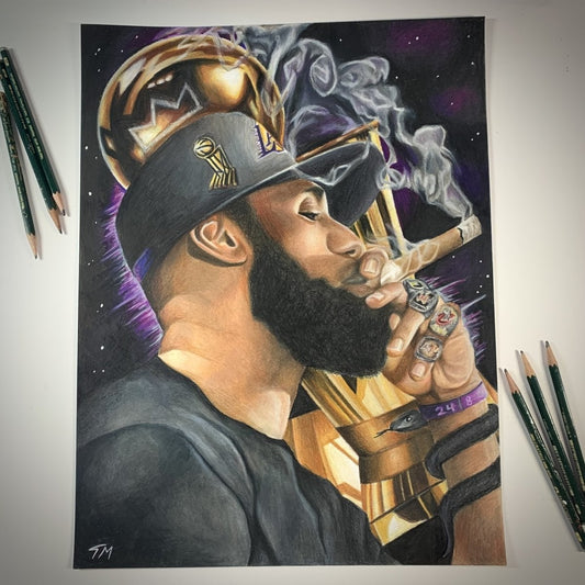 Art Country Canada - LEBRON JAMES LIMITED SIGNED ART