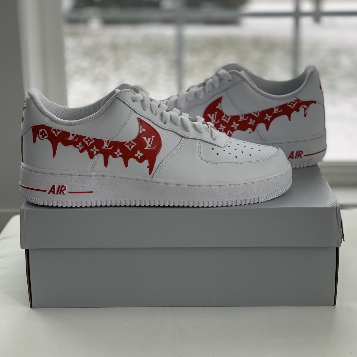 Louis vuitton drip hot sale air force 1