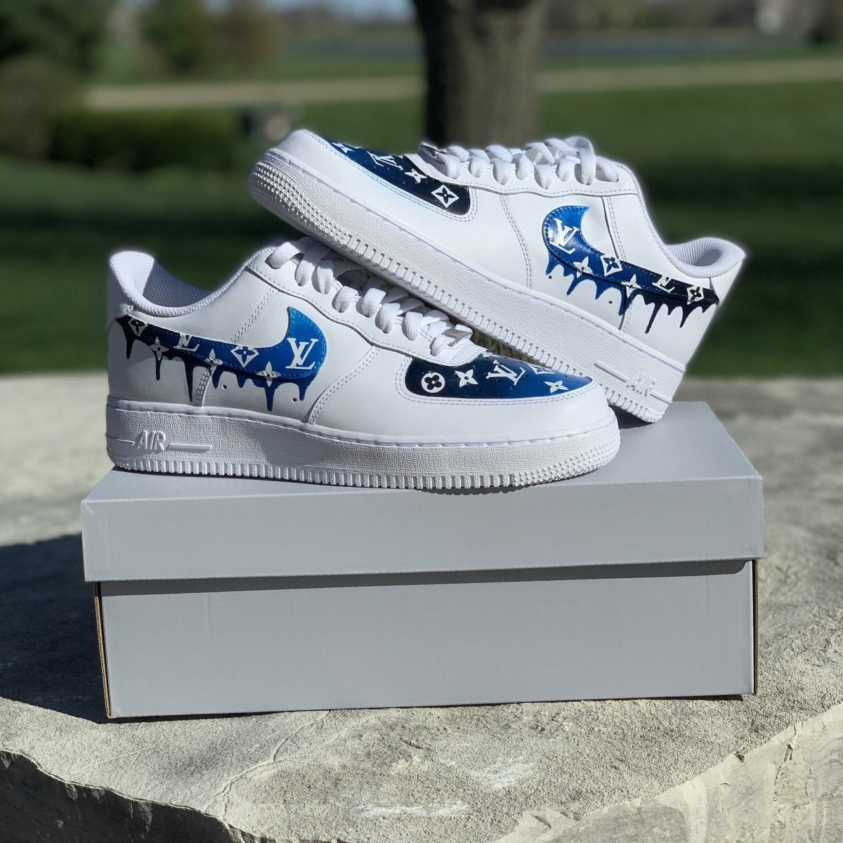 Air force 1 louis vuitton drip best sale